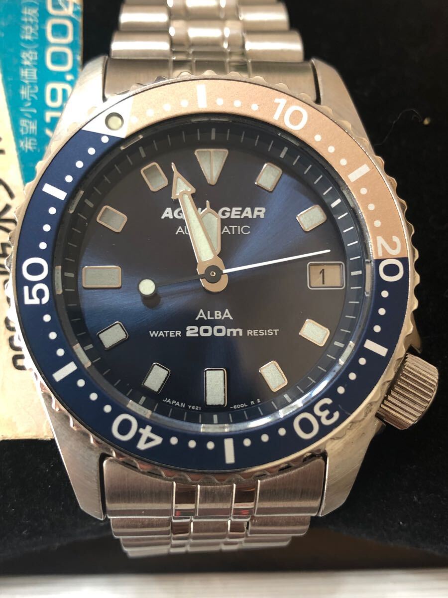 保管品 稼働 SEIKO セイコー ALBA アルバ AQUA GEAR アクアギア 保管品 稼働 SEIKO セイコー ALBA アルバ AQUA GEAR アクアギア