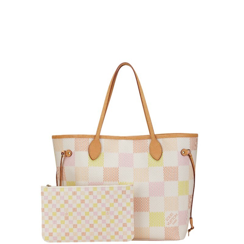  б/у Louis Vuitton сумка Damier li автомобиль Sune va- полный MM женский LOUIS VUITTON[ бесплатная доставка ][ запад бог магазин ]