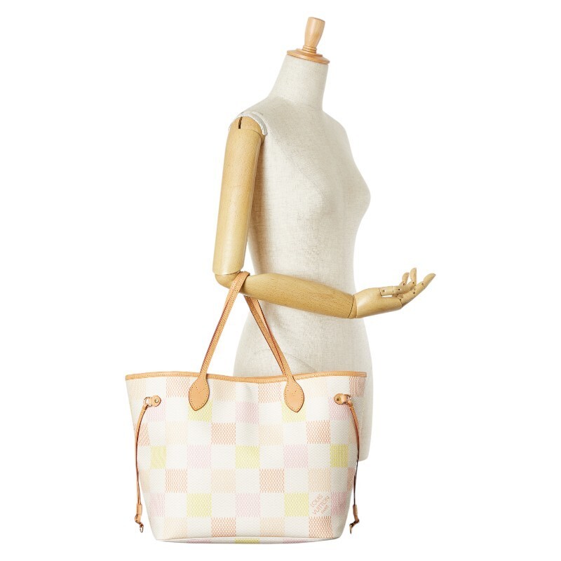  б/у Louis Vuitton сумка Damier li автомобиль Sune va- полный MM женский LOUIS VUITTON[ бесплатная доставка ][ запад бог магазин ]