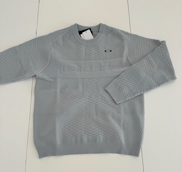 オークリー OAKLEY LOGO JQ SWEATER FOA406967 (GREY SLATE) XXL