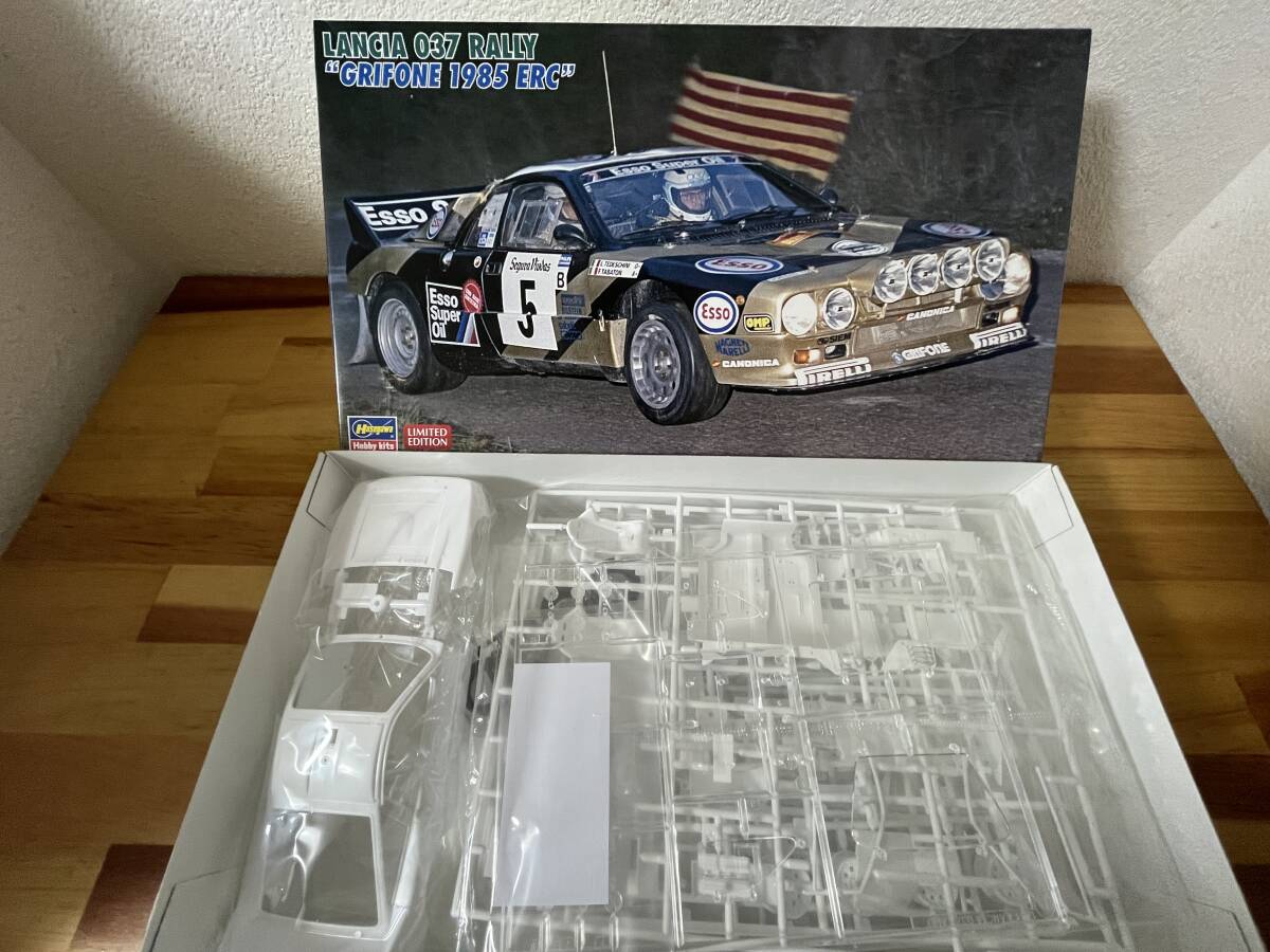 ハセガワ１/24　 限定20485　ランチア　０３７　ラリー　'グリフォーネ　1985　ERC’