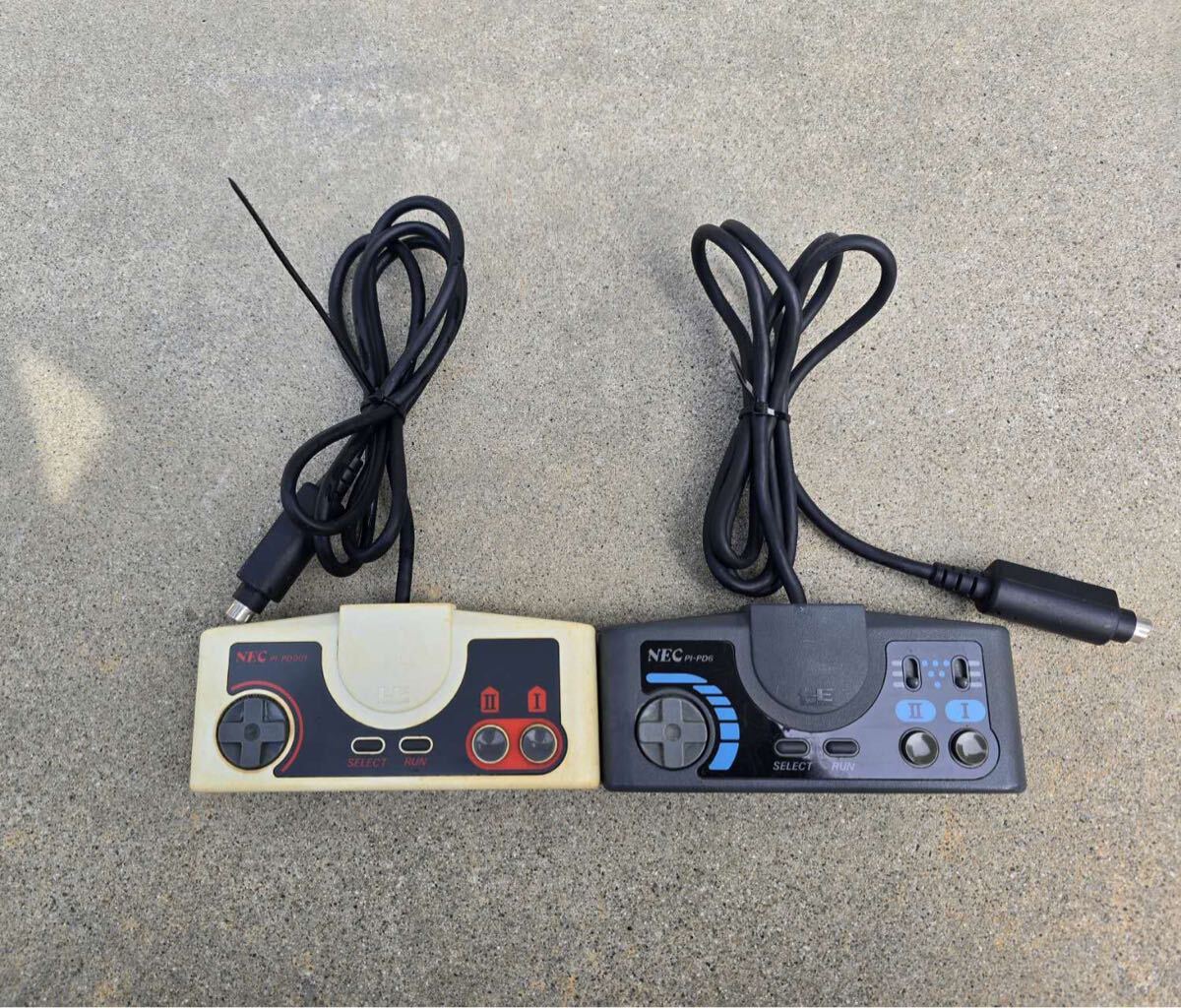 ★動作未確認★ NEC PCエンジン ゲームパッド PI-PD6 / PI-PD001 計2点まとめ ジャンク扱い