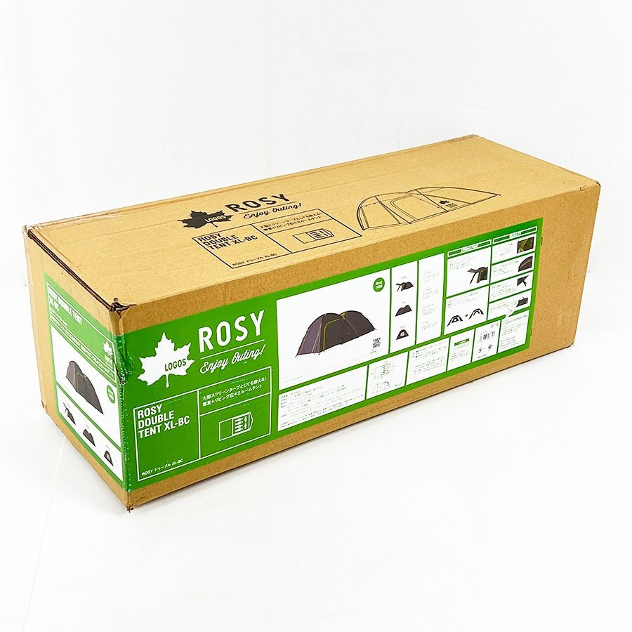 未開封 LOGOS ロゴス ROSY ドゥーブル XL-BC ２ルームテント 大型スクリーンタープ 71301004 [U14390]