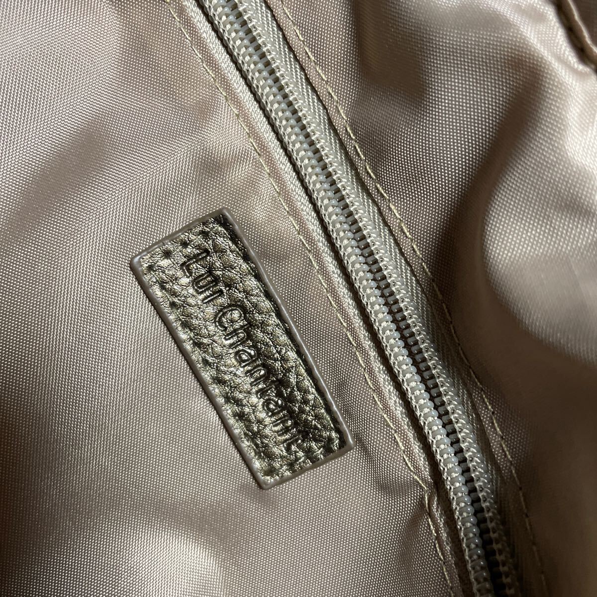 新品未使用！タグ付き！ルイシャンタン Lui Chantant トートバッグ ゴールド ワールド バッグ_画像6