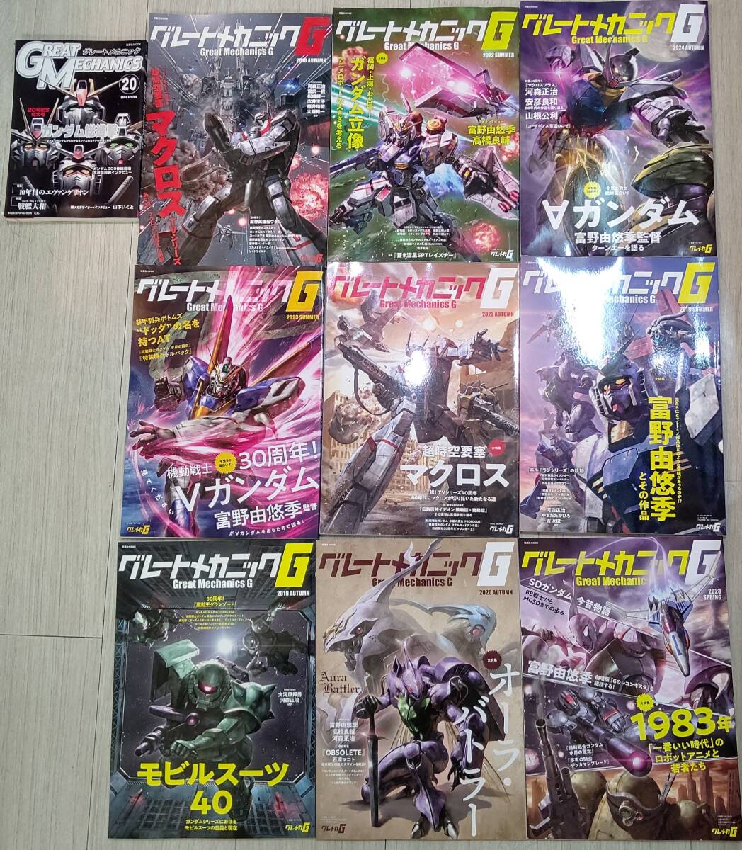 グレートメカニック　アニメムック　ガンダム　イデオン　ボトムズ　マクロス　富野