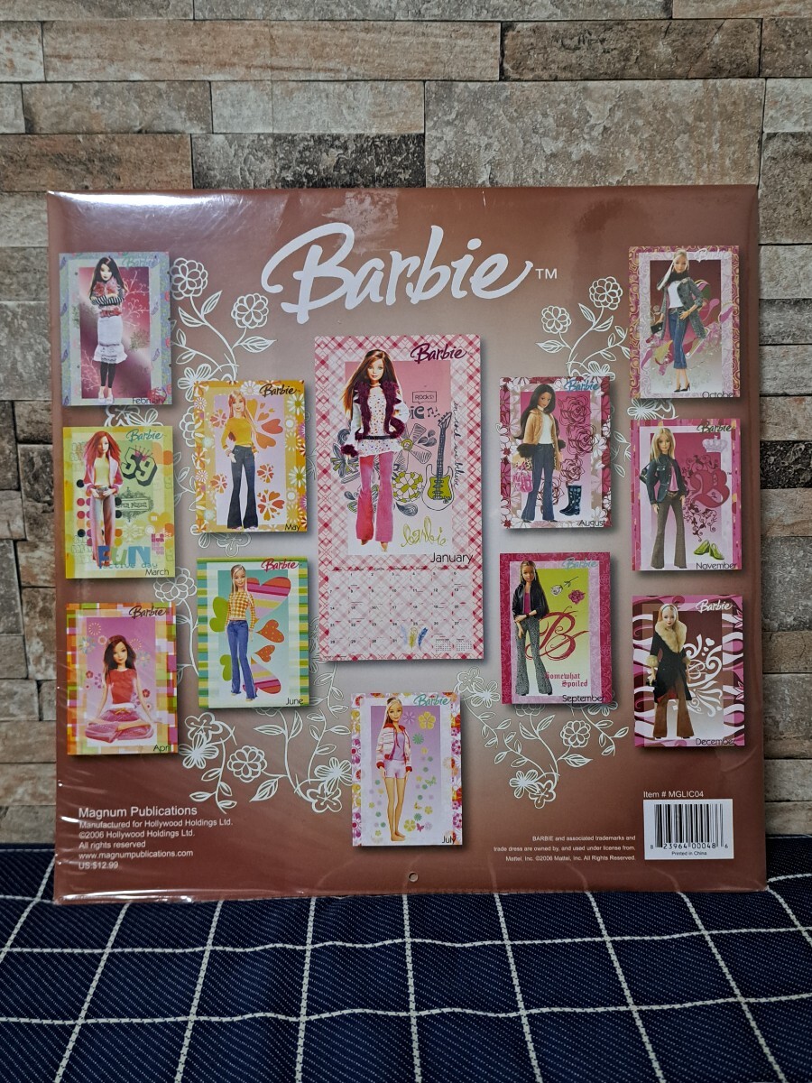  нераспечатанный Barbie A 16 month 2007 Barbie календарь 