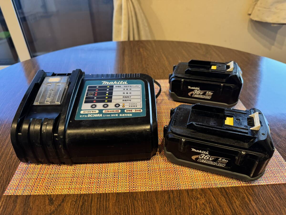 マキタ ３６V 充電器 DC36RA バッテリー BL3626（２個） セット