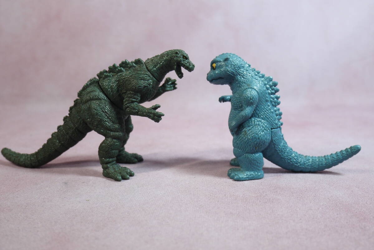 ハイパーゴジラ ゴジラジュニア＋リトルゴジラ バンダイ 全高8