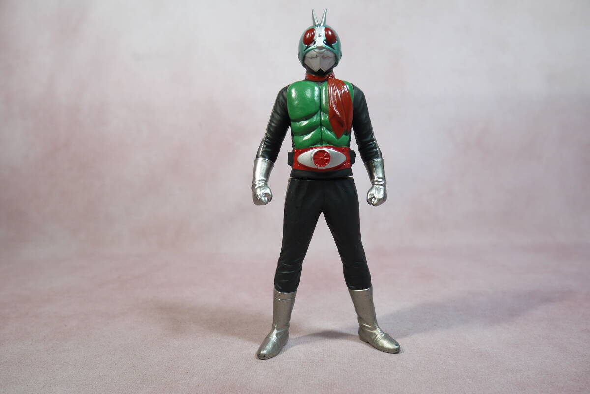 レジェンドライダーヒストリー　仮面ライダー1号　ソフビ　バンダイ　全高18センチ
