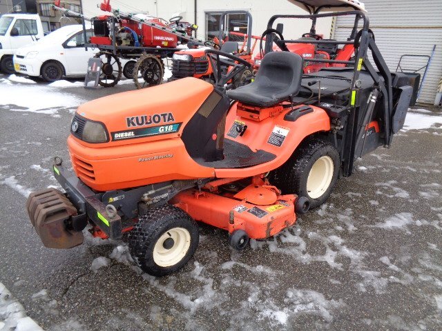 ( Toyama ) Kubota пассажирский газонокосилка пассажирский косилка G18 подсчет 923h дизель 18 лошадиные силы [ движение вперед задний ход NG/. брать NG] самовывоз только / рассылка не возможно (88-2501-4)