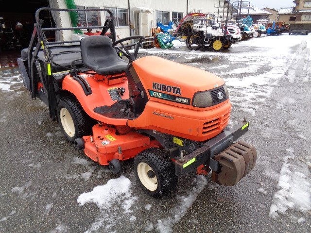 富山)クボタ 乗用芝刈機 乗用草刈機 G18 積算923h ディーゼル 富山)クボタ 乗用芝刈機 乗用草刈機 G18 積算923h ディーゼル