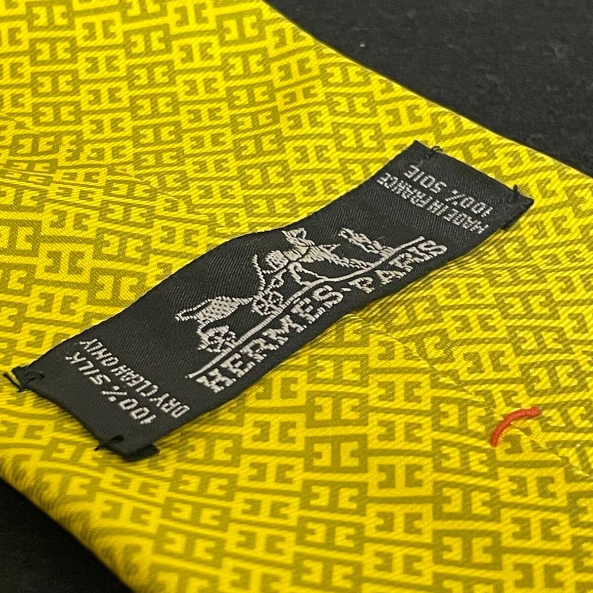 1円~超美品 HERMES エルメス H柄?総柄ネクタイ 7312 EA 1円~超美品 HERMES エルメス H柄?総柄ネクタイ 7312 EA