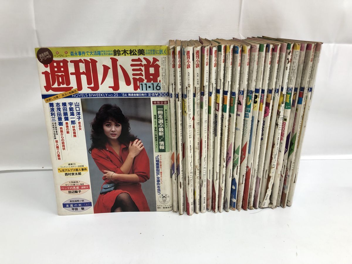 新しいスタイル 週刊小説 1984年 昭和59年 21冊セット/小野リエ、浅見美那、麻倉未稀、松坂慶子、小柳ルミ子、青木琴美、佳山さえら、石井里花 その他