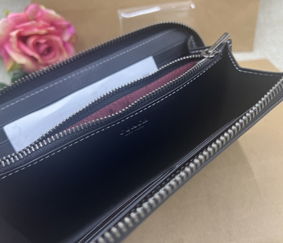 COACH 長財布コーチ財布 新品未使用 黒 ロング ジップ COACH 長財布コーチ財布 新品未使用 黒 ロング ジップ