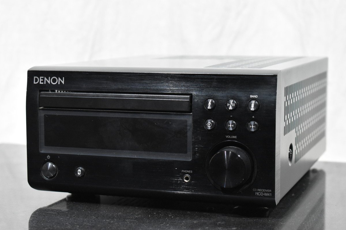 DENON RCD-M41 CDレシーバー ブラック 2018年製 ジャンク品 DENON RCD-M41 CDレシーバー デノン '18年製【ジャンク品】②