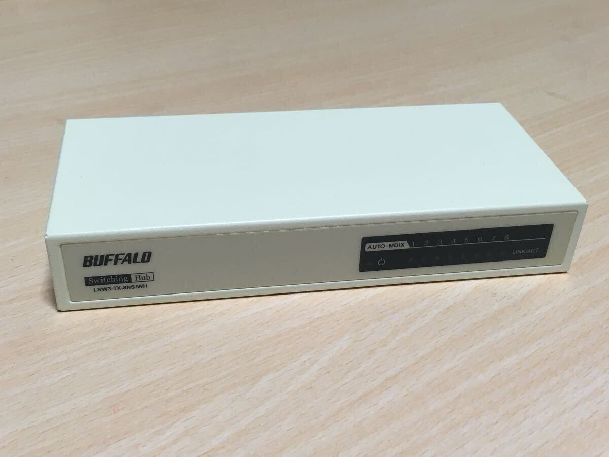 !_BUFFALO переключение ступица LSW3-TX-8NS/WH Switching HUB 100BASE-TX/10BASE-T 8 порт включая доставку 