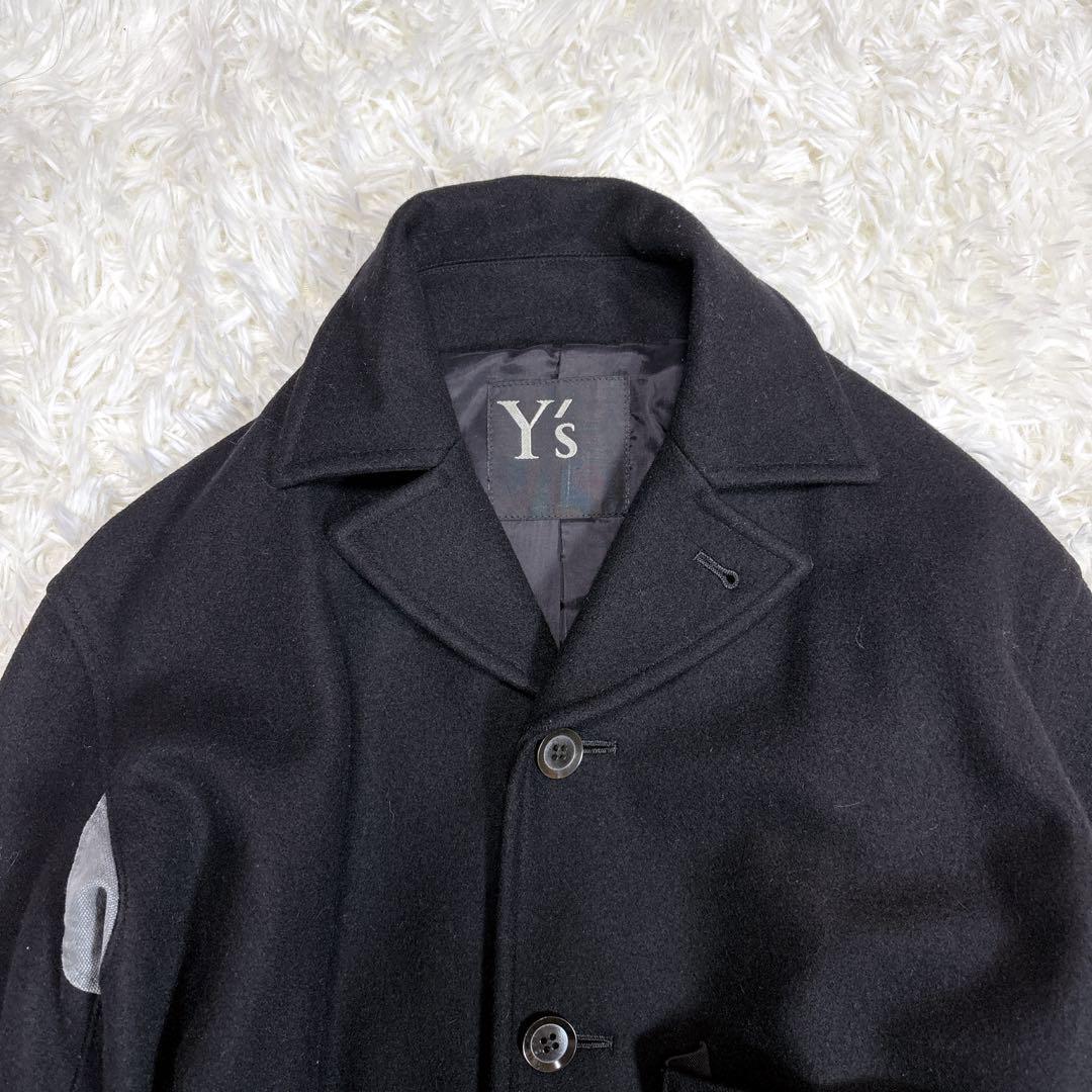 極美品 希少 2007AW サンプル品 Y's ウール カシミヤ コート 00s 極美品 希少 2007AW サンプル品 Y's ウール カシミヤ コート 00s