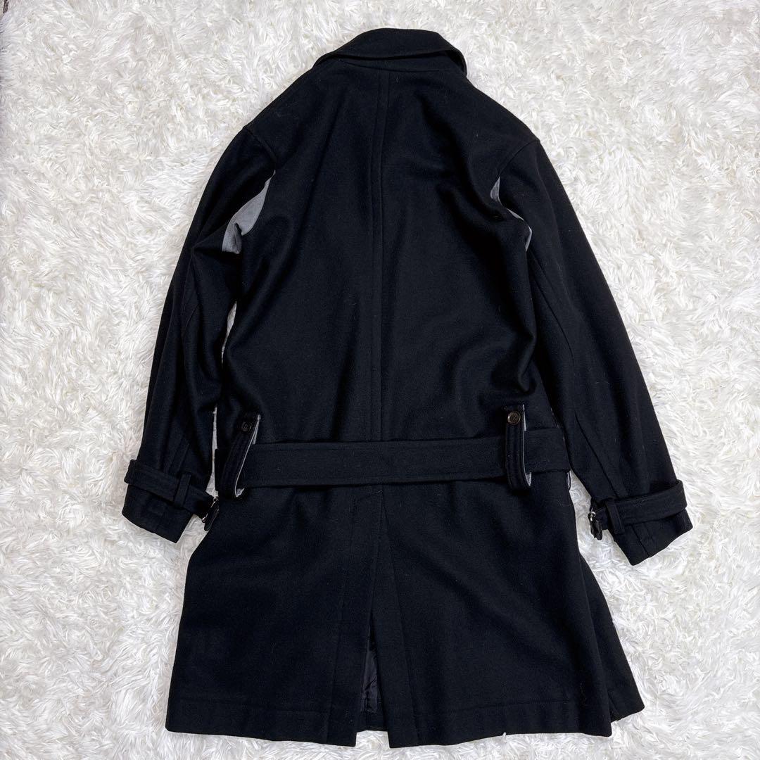 極美品 希少 2007AW サンプル品 Y's ウール カシミヤ コート 00s 極美品 希少 2007AW サンプル品 Y's ウール カシミヤ コート 00s