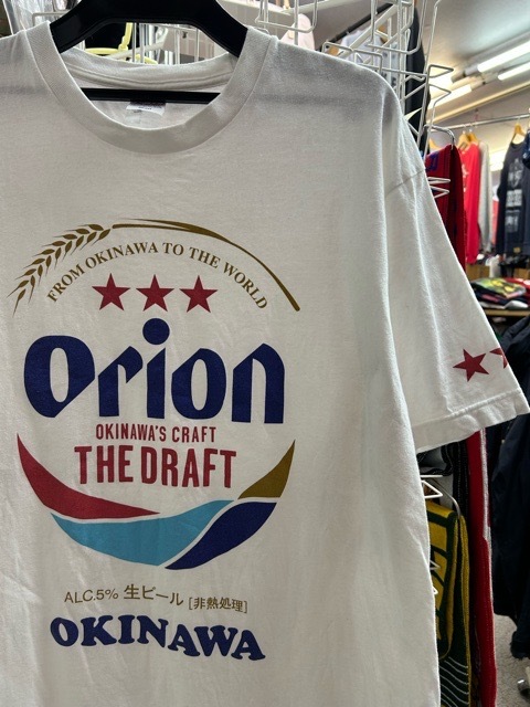 オリオンビール ORION オリオン ザ・ドラフト OKINAWA ロゴ Tシャツ 白 XL