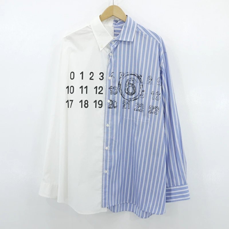 Maison Margiela メゾンマルジェラ MM6 Long-sleeved Shirt 希少 ホワイト Lサイズ F1