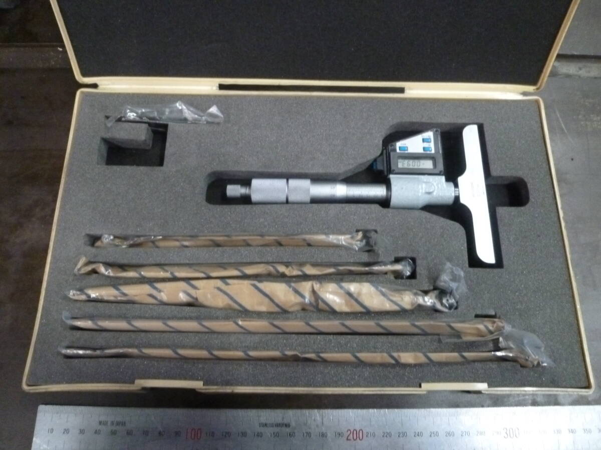 ◇0～150mm 替ロッド形デジタルデプスマイクロ (JA2505) Mitutoyo・ミツトヨ◇