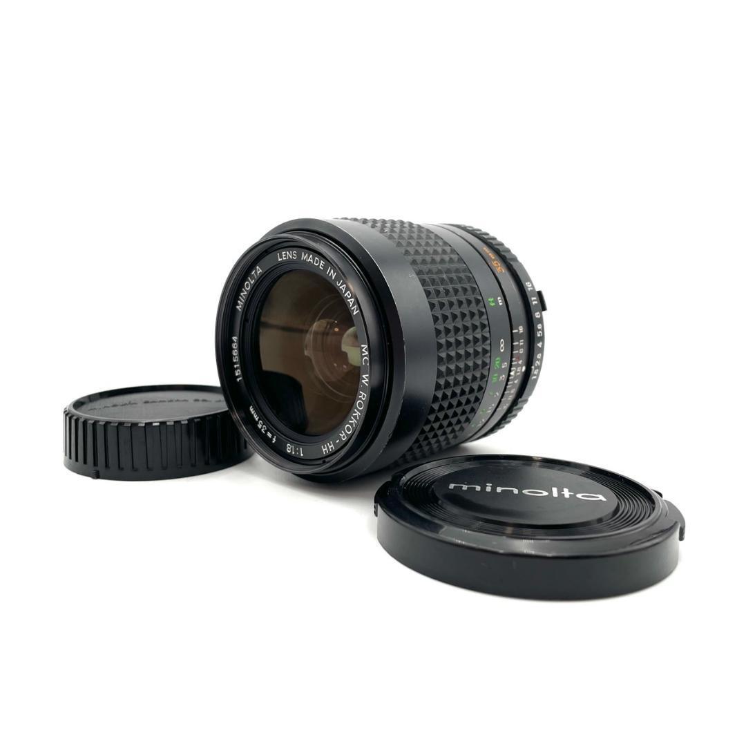 美品】MINOLTA MC W.ROKKOR-HH 35mm F1.8 一眼カメラ用 美品】MINOLTA MC W.ROKKOR-HH 35mm F1.8 一眼カメラ用