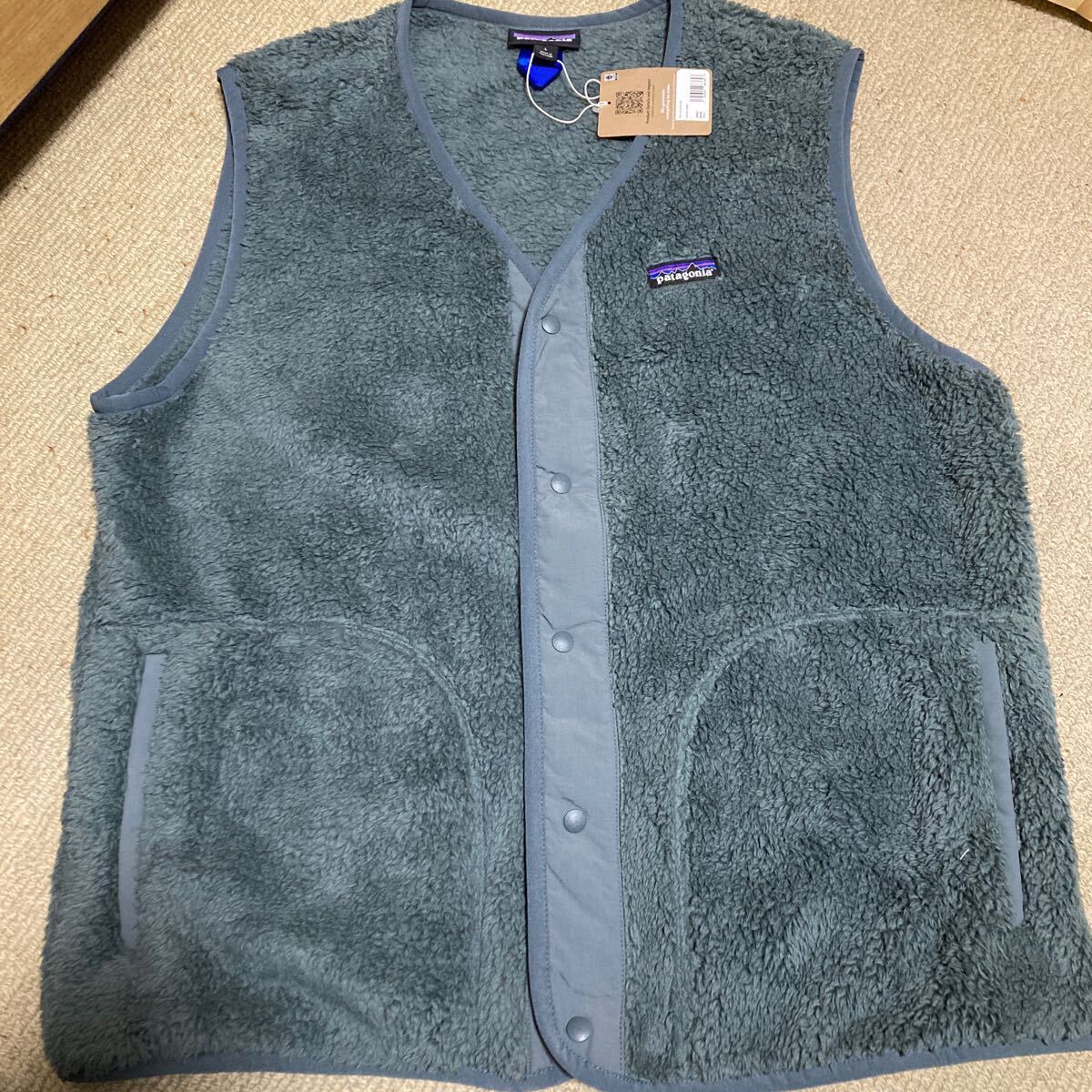 新品未使用！ patagonia パタゴニア Los Gatos Vest Lサイズ ロス ガトス ベスト フリースベスト ヌーボーグリーン