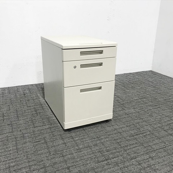 インサイドワゴン 3段 MX+ コクヨ グレー 中古 WI-871276B