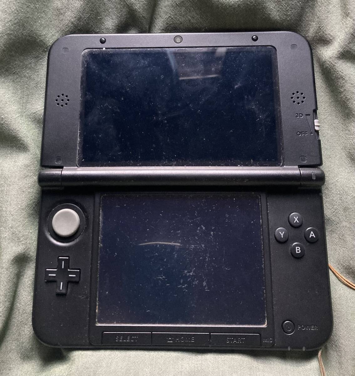 ジャンク扱い　訳あり　ニンテンドー3DSLL本体　ブルー×ブラック　動作品　任天堂