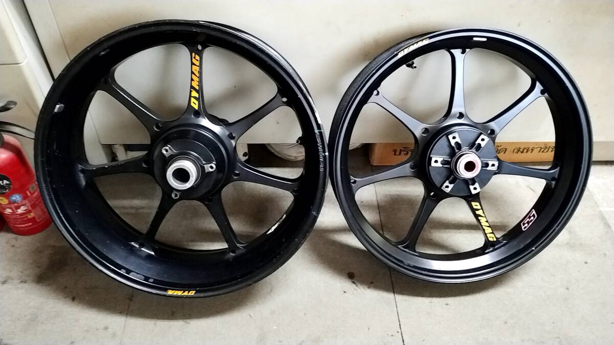 車種不明 ダイマグ UP7X FORGED アルミ 鍛造ホイール 3.50-17 6.00-17 GSX-R1000 ? GSX-S 1000 ? GSX1300R ? TL1000 ? 隼 ? ハヤブサ？