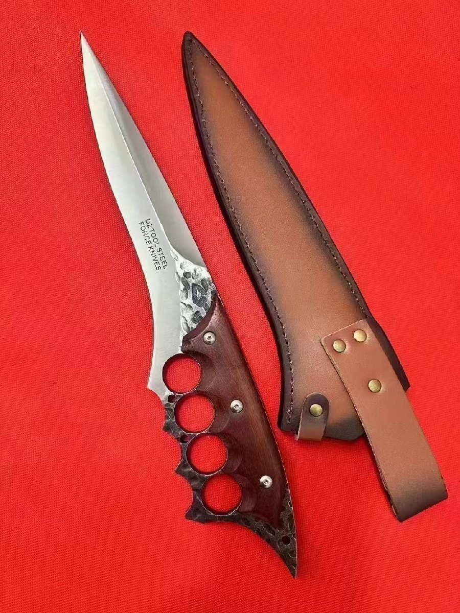全長40CM サバイバルナイフ アウトドアナイフ キャンプ 野外登山 刃厚0.55CM フィッシング ハイキング シース付
