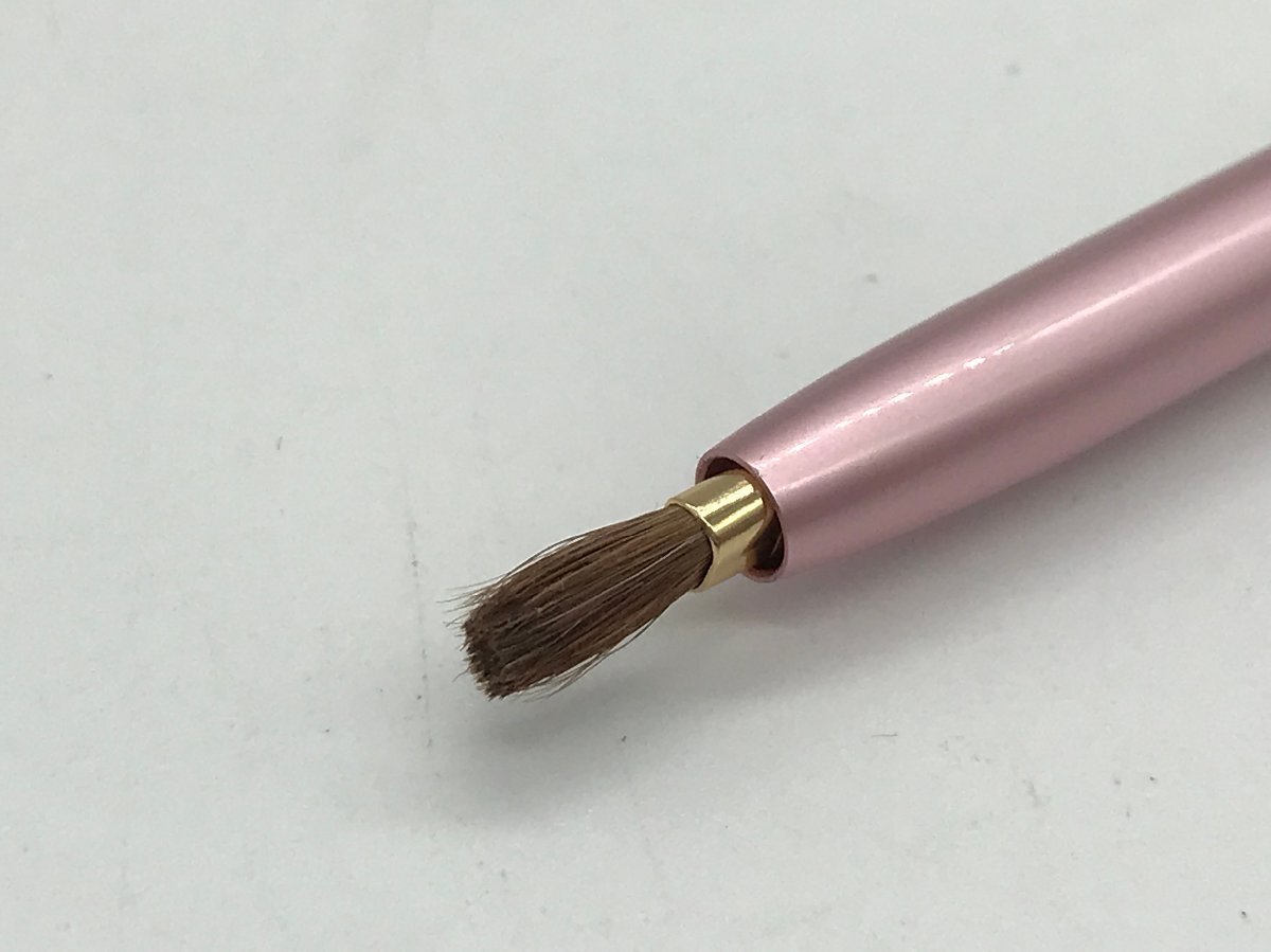 ■【YS-1】 ミキモト MIKIMOTO 化粧筆 ■ メイク道具 ブラシ ピンク系 全長(zhǎng)9,3cm 【同梱可能商品】K■
