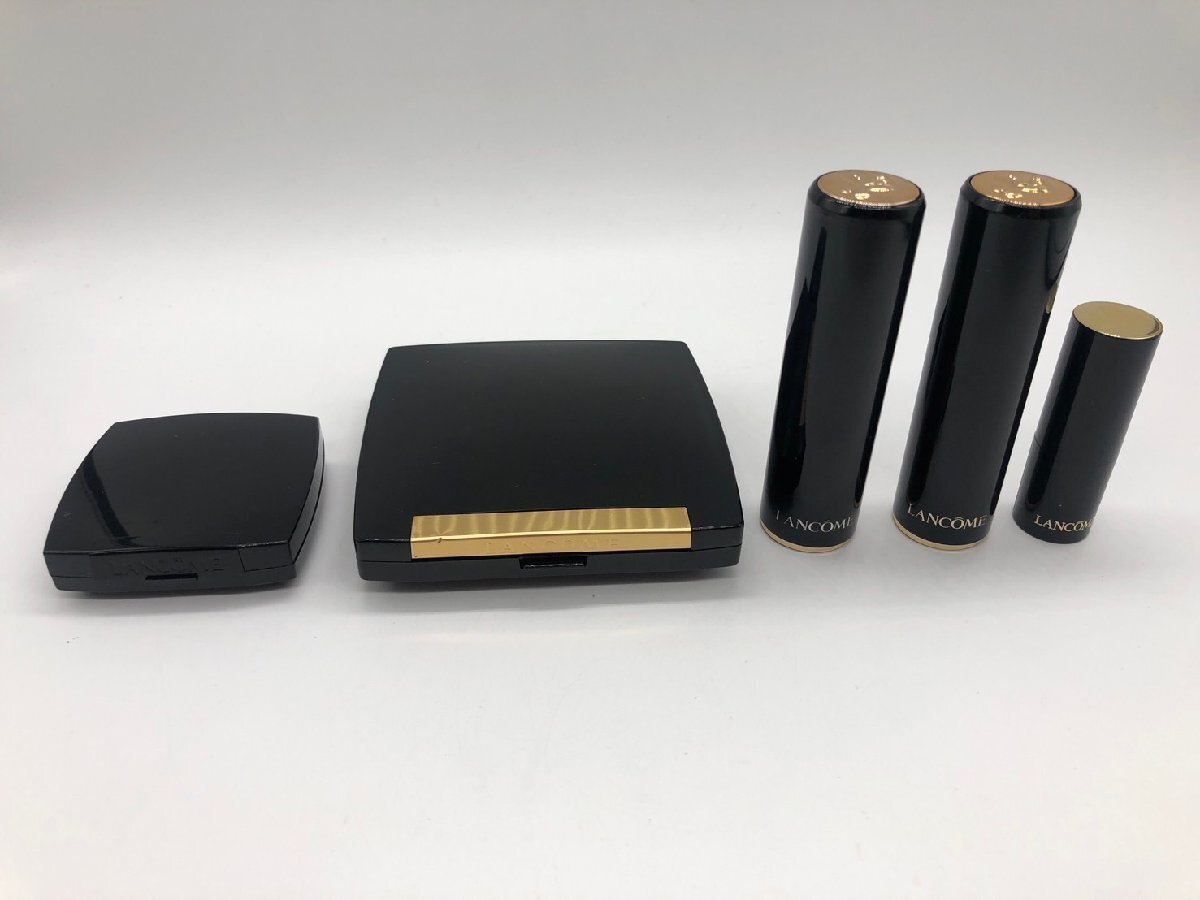 ■【YS-1】 ランコム LANCOME ■ デュアルフィニッシュ アイシャドウパレット 口紅3本 ■ 5點セット まとめ 【同梱可能商品】K■