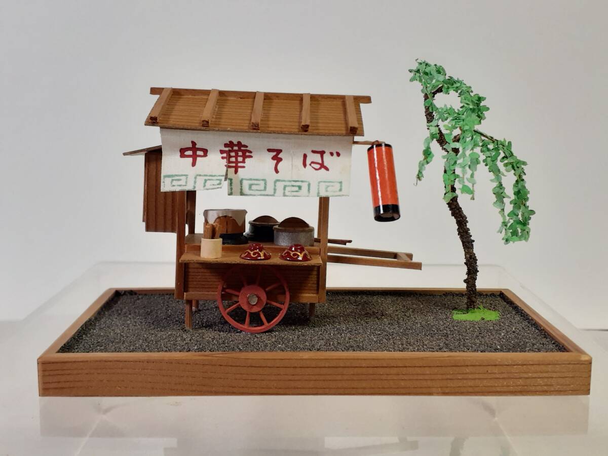浅草 助六 中華そば ラーメン屋 屋台 昭和レトロ ミニチュア 江戸 玩具 飾り ジオラマ