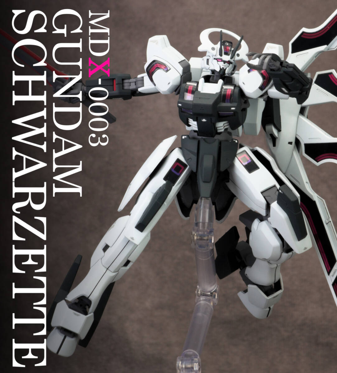 HG 1/144 ガンダムシュバルゼッテ 改修・塗装済み完成品