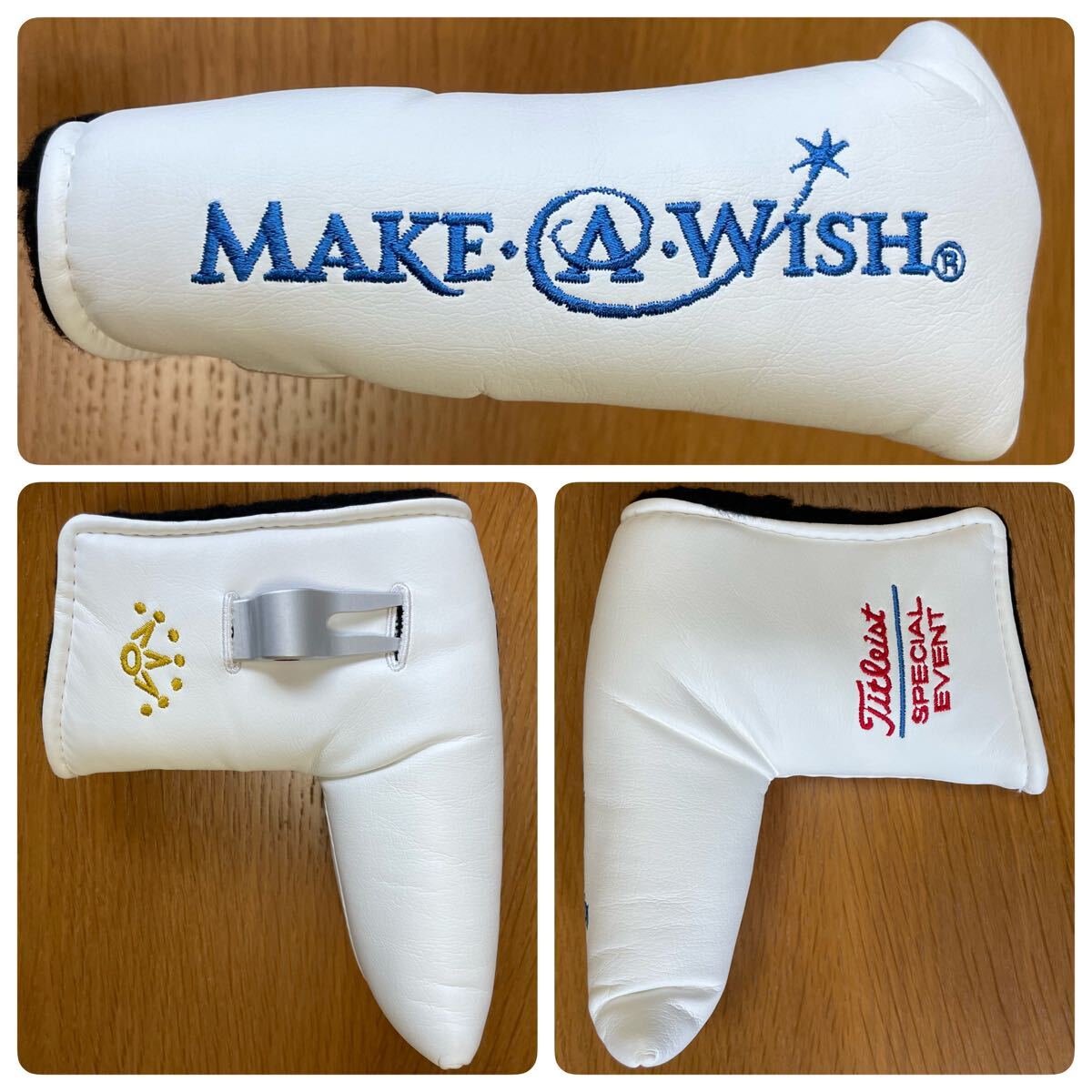 超希少未使用品 メイクアウイッシュ スペシャルイベント限定パターカバー タイトリスト MAKE A WISH スコッティキャメロン チャリティー 白
