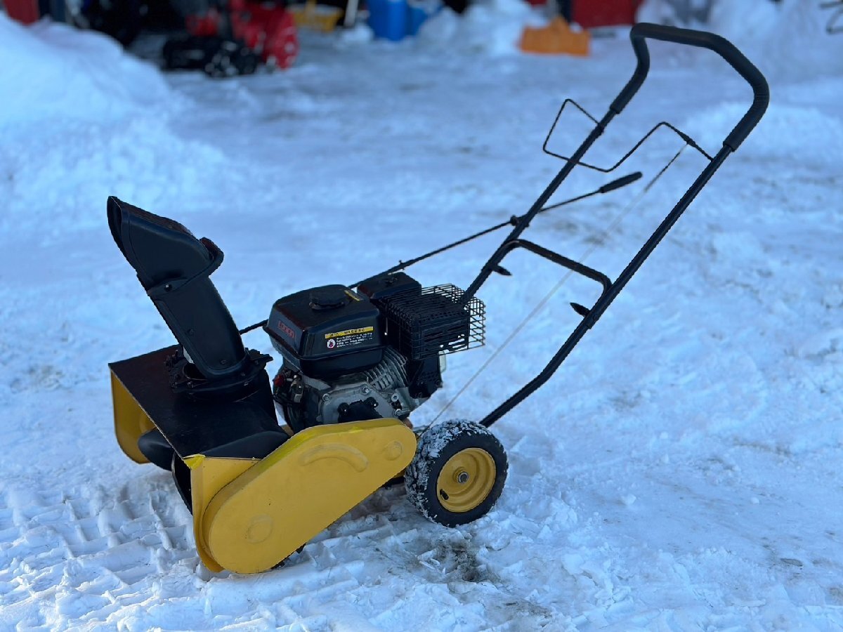○エンジン実働! ハイガー HG-K405 動作OK! 除雪機 LONCIN ゴム ○エンジン実働! ハイガー HG-K405 動作OK! 除雪機 LONCIN ゴム