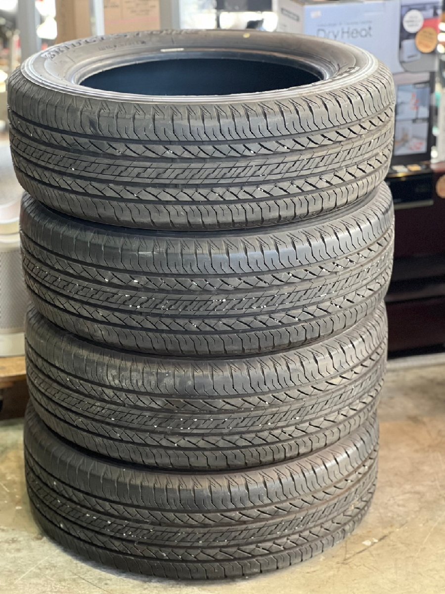 ★ バリ山！ ブリヂストン デューラー DUELER H/L 215/60R17 2022年製 17インチタイヤ 9分山 4本セット 札幌 T-1673