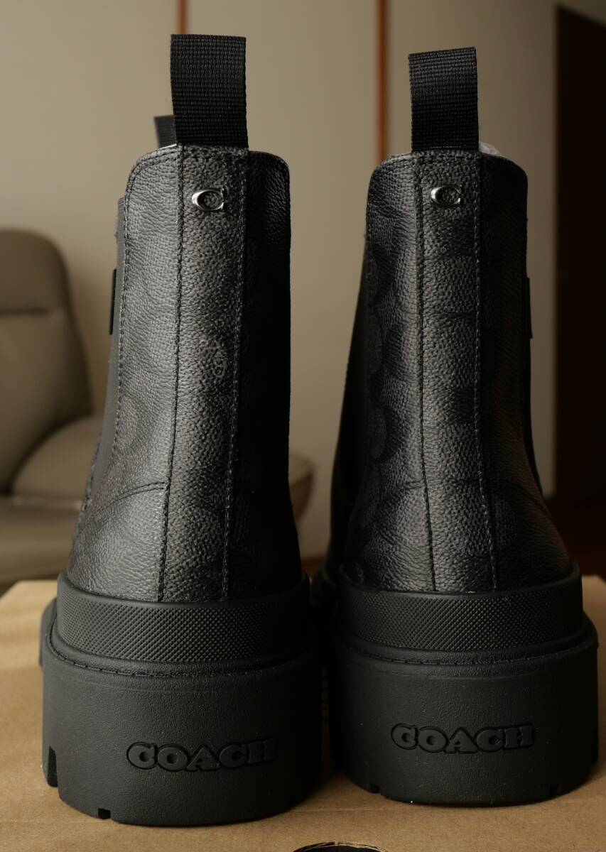 (新品)coach コリン ブーツ・シグネチャー キャンバス_画像2