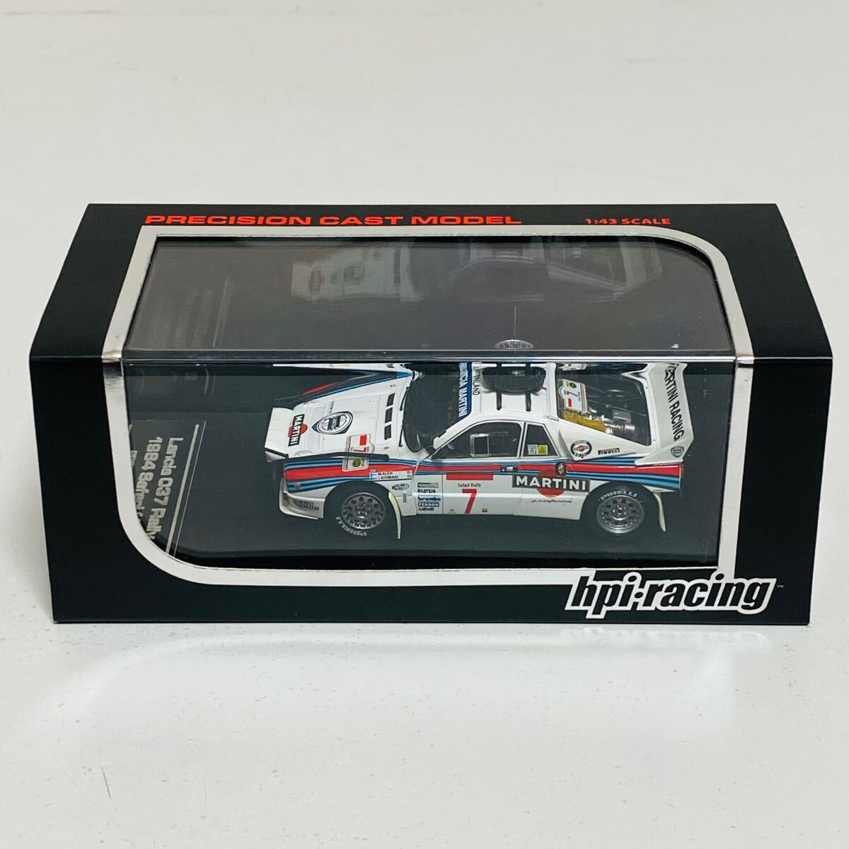 【美品】hpi.racing エイチ.ピー.アイ.ジャパン 1/43 Lancia 037 Rally #7 1984 Safari 8230 ランチア ラリー ミニカー モデルカー