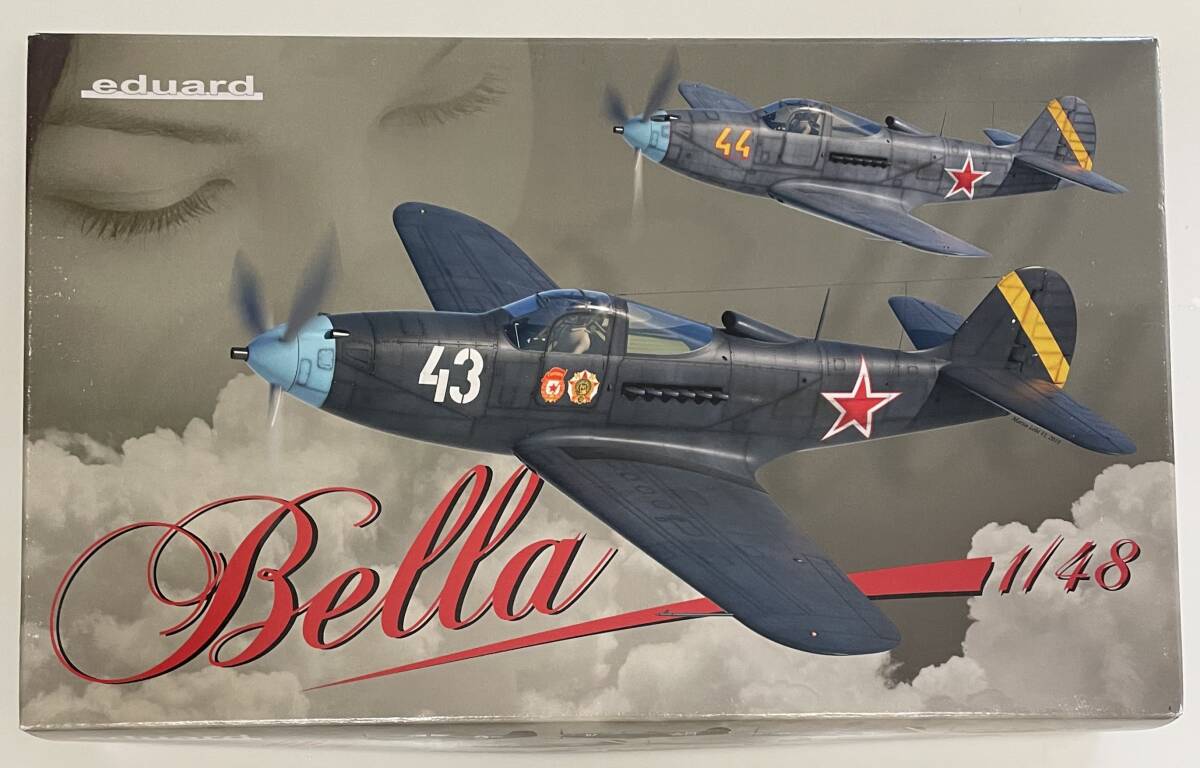 送料920円～ 希少 未使用品 エデュアルド 1/48 P-39 エアコブラ「ベラ」 デュアルコンボ 2機入り リミテッドエディション プラモデル