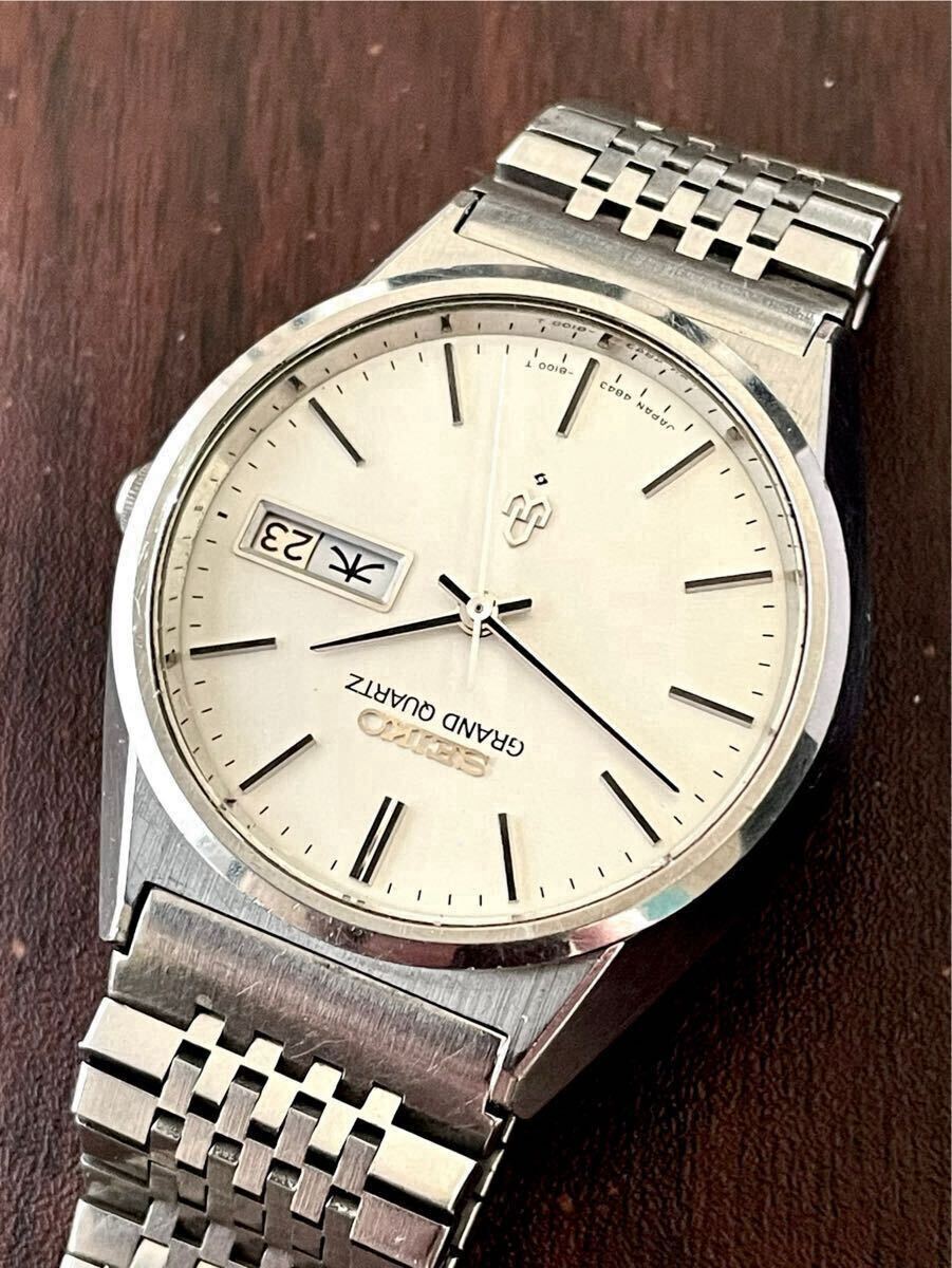 美品!人気上昇!48グランド!順調に作動中!ホワイト文字盤!SEIKO 美品!人気上昇!48グランド!順調に作動中!ホワイト文字盤!SEIKO