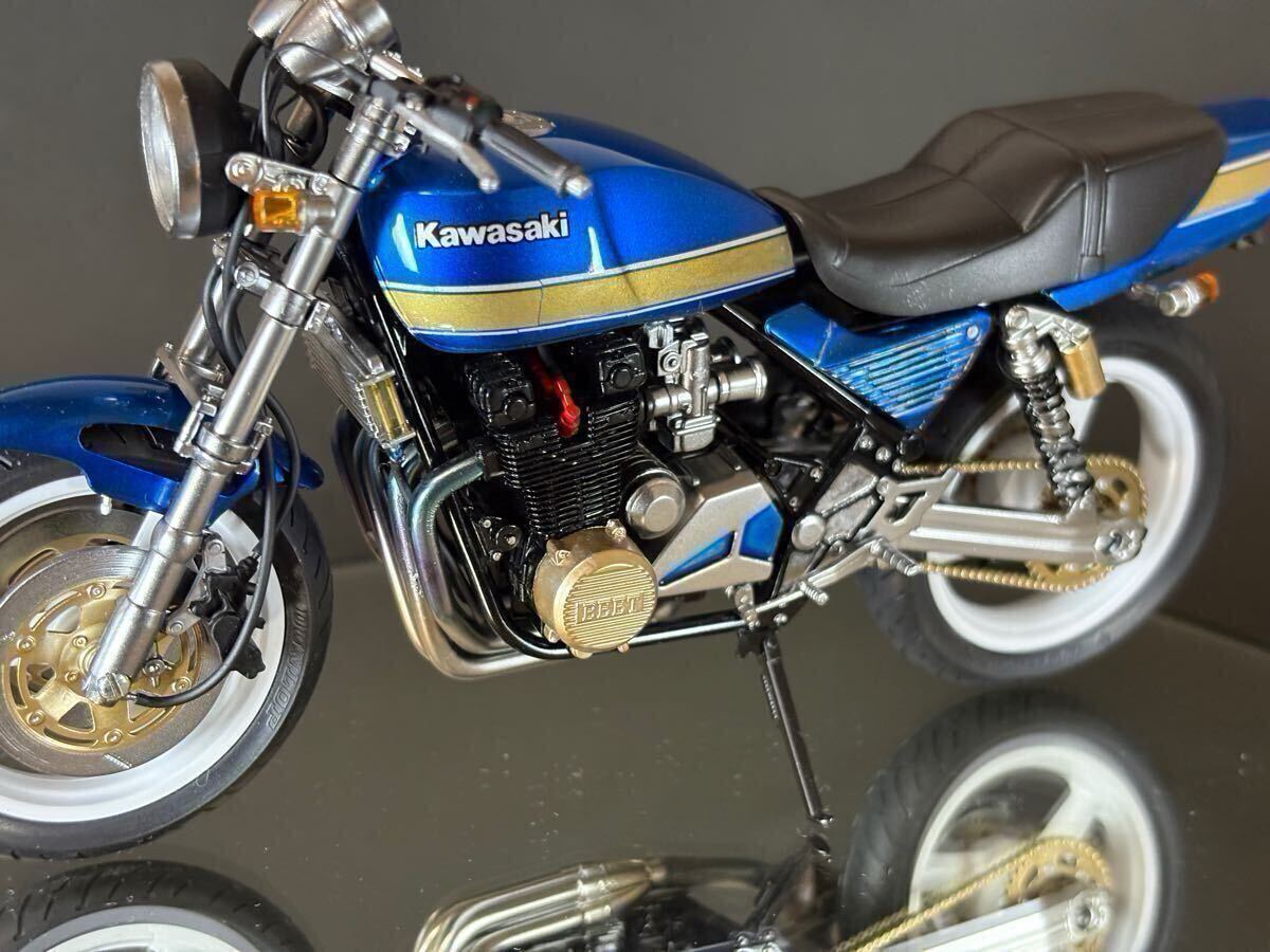 アオシマ 1/12プラモデル ゼファー400完成品 バイク 旧車會 アオシマ 1/12プラモデル ゼファー400完成品 バイク 旧車會