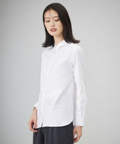 J.PRESS LADIES◆新品 【洗える】PINオックス ボタンダウン シャツ 定価19910円 オンワード樫山◆size9
