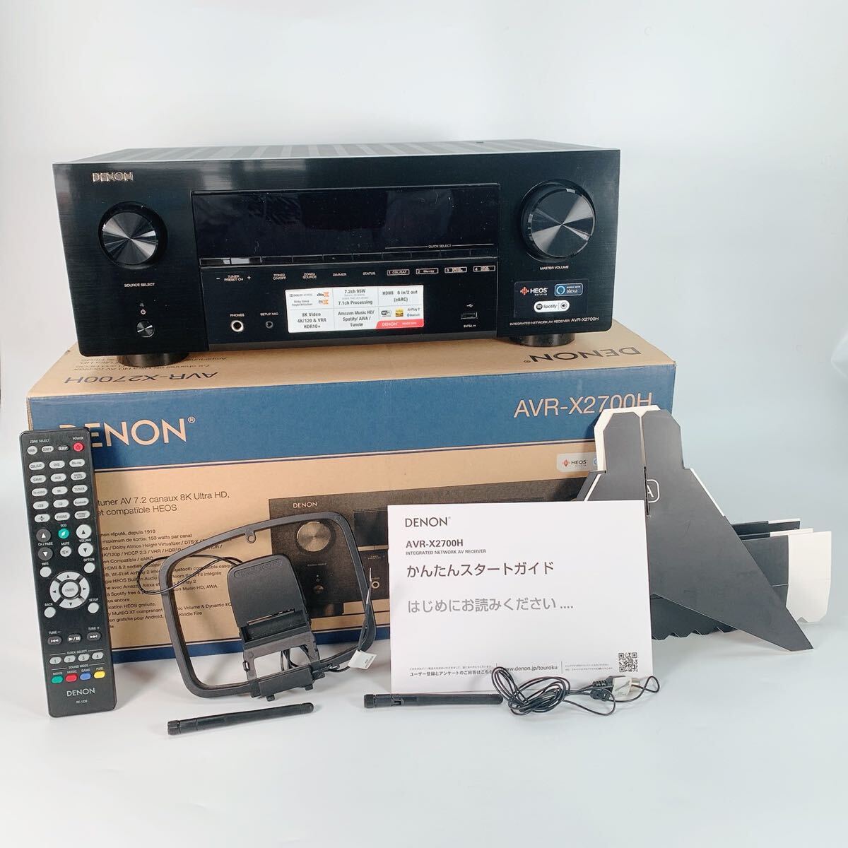 デノン Denon AVR-X2700H 8K Ultra HD HDR10+ eARC 7 2ch AV デノン Denon AVR-X2700H 8K Ultra HD HDR10+ eARC 7 2ch AV