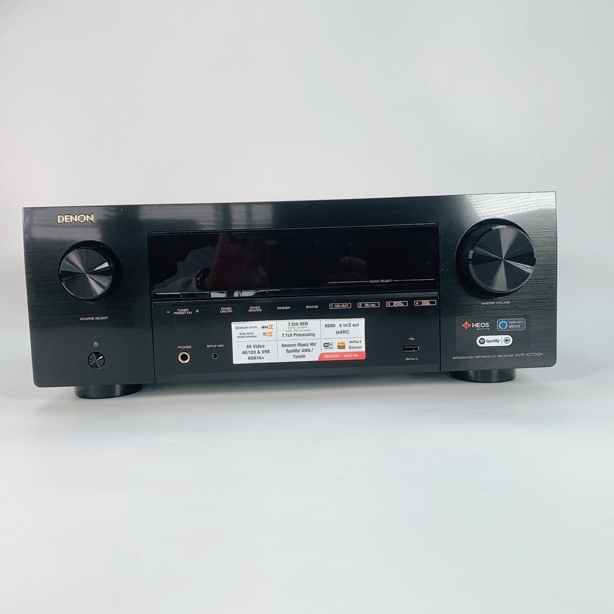 デノン Denon AVR-X2700H 8K Ultra HD HDR10+ eARC 7 2ch AV デノン Denon AVR-X2700H 8K Ultra HD HDR10+ eARC 7 2ch AV