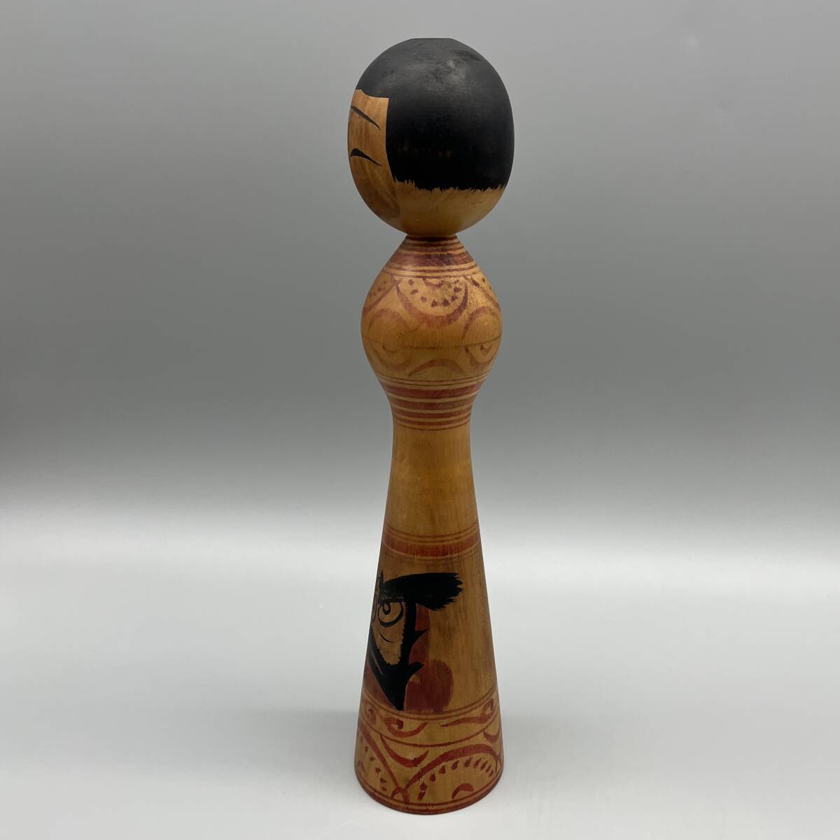 80 伝統こけし 盛秀太郎 18951986 津軽系 木形師居士 だるま絵 80 伝統こけし 盛秀太郎 18951986 津軽系 木形師居士 だるま絵