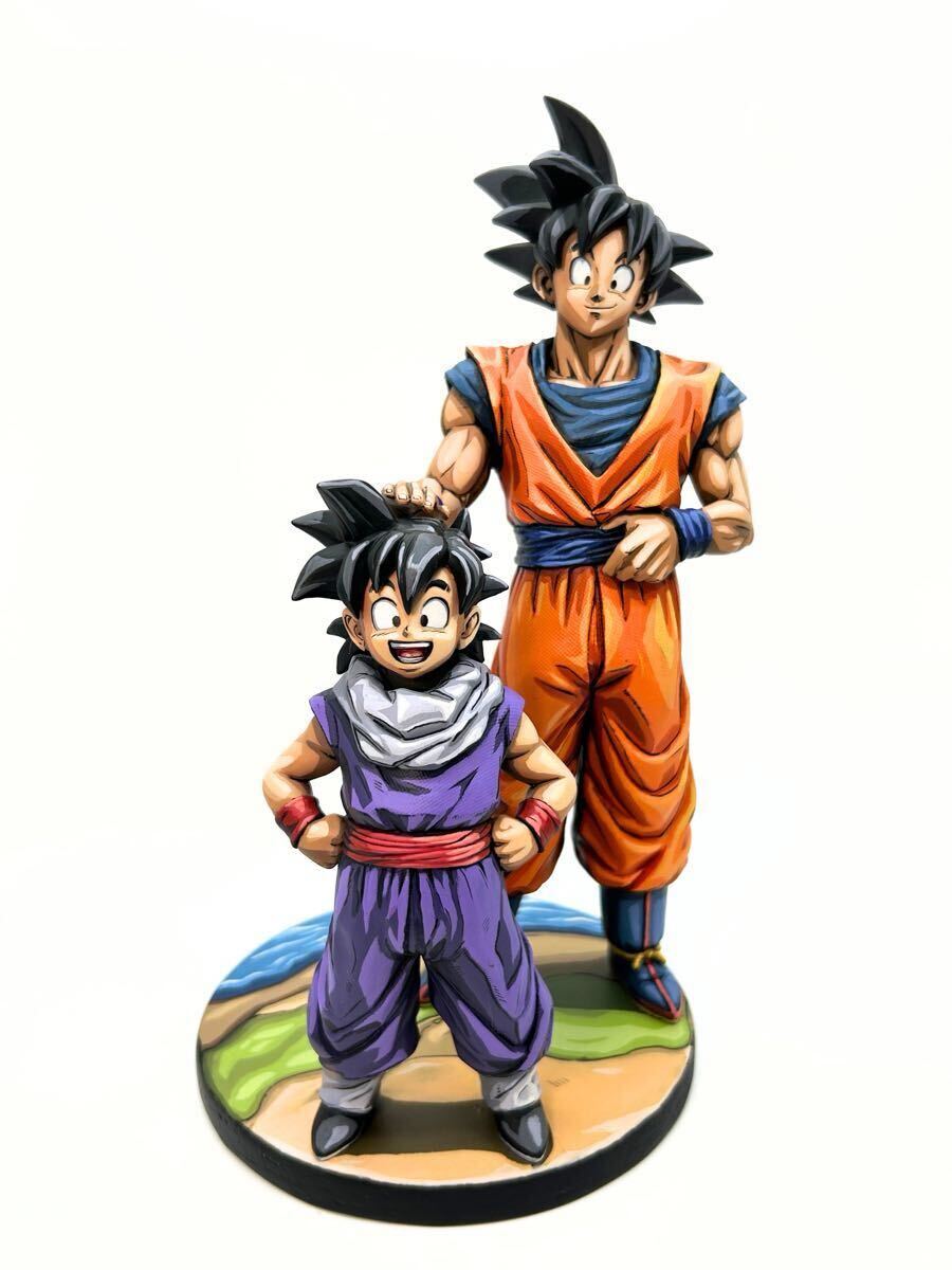 ドラゴンボール 孫悟空 悟飯 フィギュア リペイント 二次元彩色 造形駅伝 ドラゴンボール 悟空 悟飯 造形駅伝 フィギュア 二次元彩色
