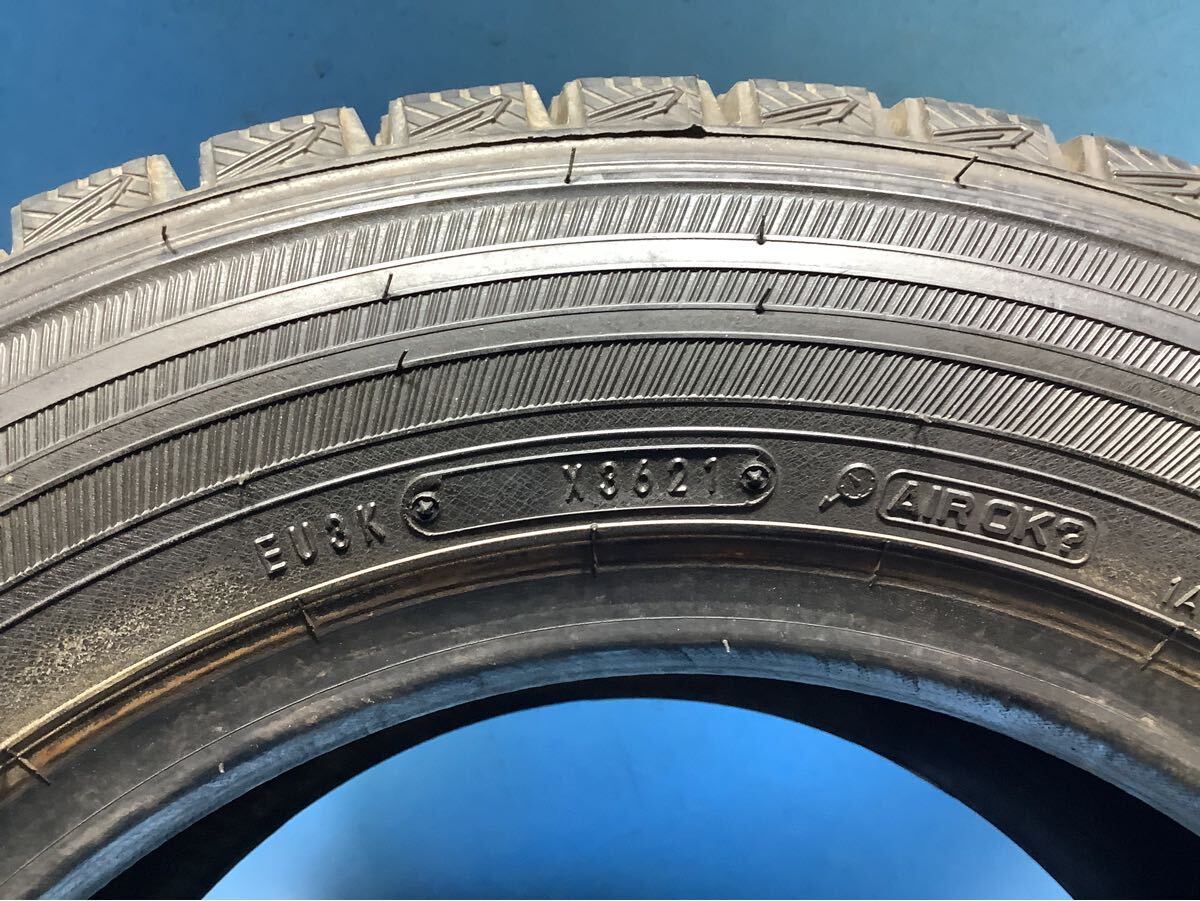 245/50R14.5 106L LT 21年　　　　　　グッドイヤー　ICE NAVI CARGO 中古タイヤ2本　　　　スタッドレスタイヤ_画像5