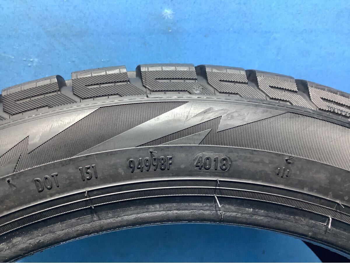 225/45R18 18年 ピレリ ICE ASIMMETRICO PLUS 中古タイヤ4本 スタッドレスタイヤ_画像9